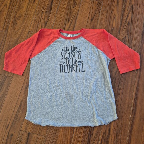Youth Size Medium Thanksgiving Shirt - Picture 1 of 4